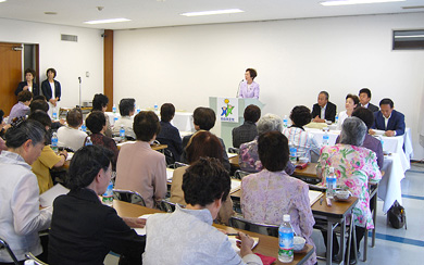 神奈川県連女性局長川口順子参議院議員の挨拶